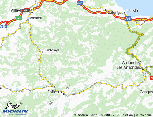 MICHELIN-Landkarte Robledo - ViaMichelin