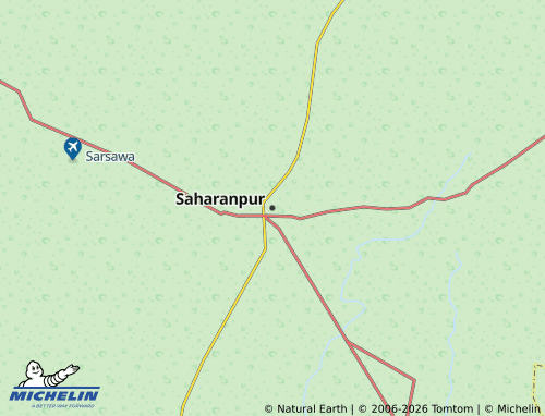 MICHELIN Saharanpur map - ViaMichelin