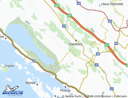 MICHELIN-Landkarte Banjevci - ViaMichelin