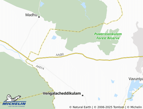MICHELIN-Landkarte Piramanalankulam - ViaMichelin