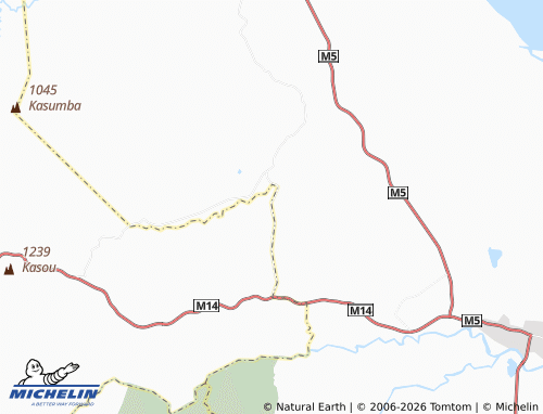 Mapa MICHELIN Mtembe - ViaMichelin