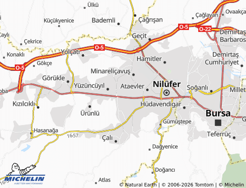 Mappa MICHELIN Ertuğrul - ViaMichelin