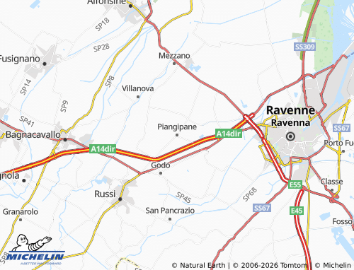Mappa MICHELIN Piangipane - ViaMichelin