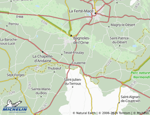 Mapa MICHELIN Lignou - ViaMichelin