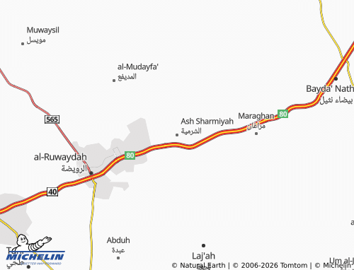 MICHELIN-Landkarte Ash Sharmiyah - ViaMichelin