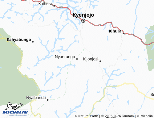 MICHELIN-Landkarte Nyantungo - ViaMichelin