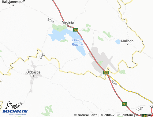 Mappa MICHELIN Ryefield - ViaMichelin