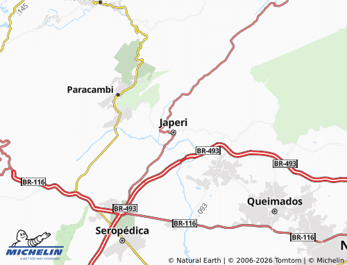 Mappa MICHELIN Japeri - ViaMichelin