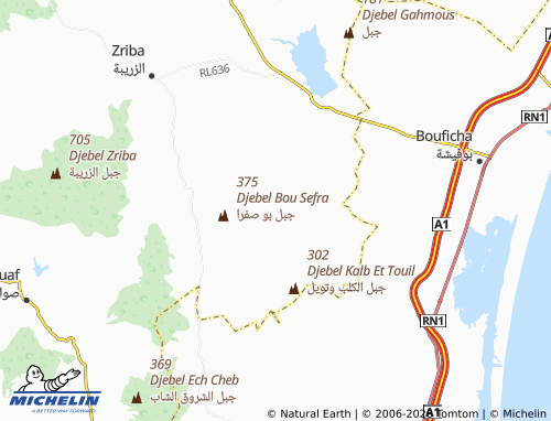 Mapa MICHELIN Jradou - ViaMichelin