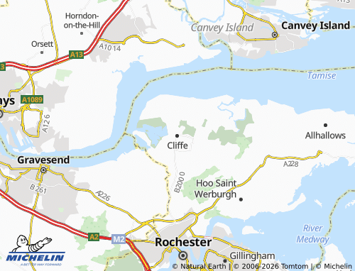 Mappa MICHELIN Cliffe - ViaMichelin