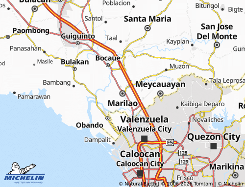 MICHELIN Marilao map - ViaMichelin