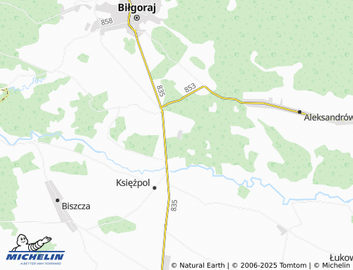 Mapa MICHELIN Majdan Nowy - ViaMichelin
