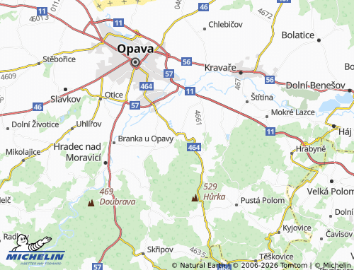 Mappa MICHELIN Raduň - ViaMichelin