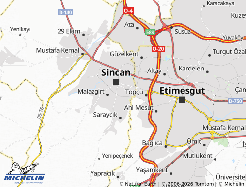 Mappa MICHELIN Andiçen - ViaMichelin
