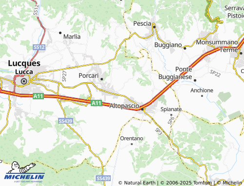 MICHELIN Turchetto map - ViaMichelin