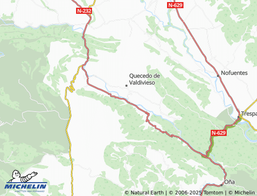 MICHELIN Población de Valdivielso map - ViaMichelin