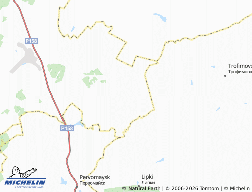 MICHELIN-Landkarte Ivashevka - ViaMichelin