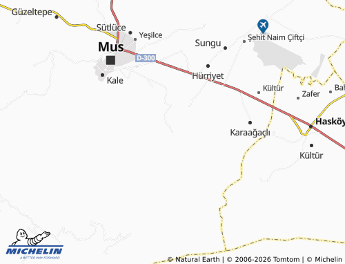 Kaart MICHELIN Derecik - ViaMichelin