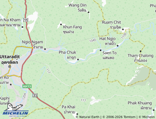 Mapa MICHELIN Pha Chuk - ViaMichelin
