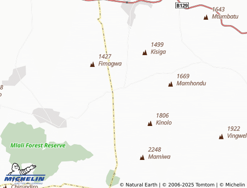 MICHELIN Rubeho map - ViaMichelin