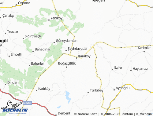 MICHELIN Karaköy map - ViaMichelin