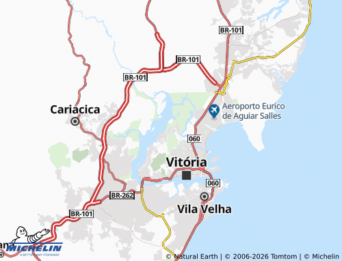 Mapa MICHELIN Nova Palestina - ViaMichelin