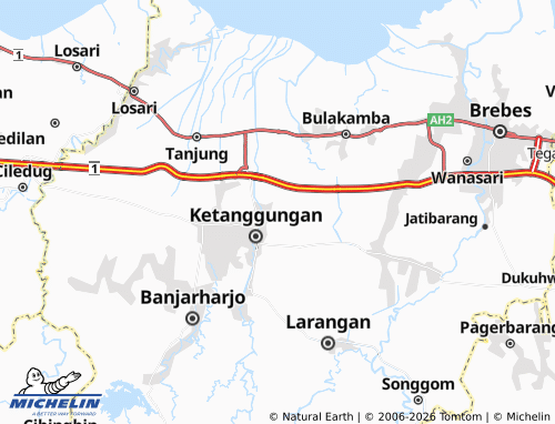 MICHELIN Ciduwet map - ViaMichelin