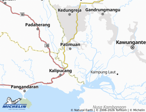 MICHELIN Purwodadi map - ViaMichelin