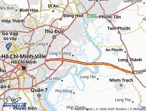 Mappa MICHELIN Long Trường - ViaMichelin
