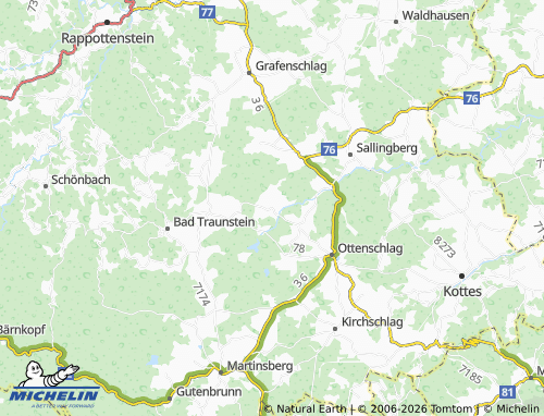 Mapa MICHELIN Bernreith - ViaMichelin