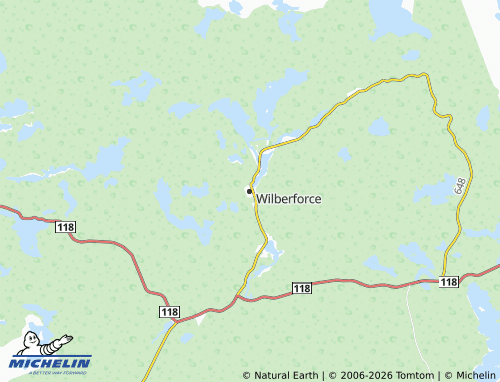 MICHELIN Wilberforce map - ViaMichelin