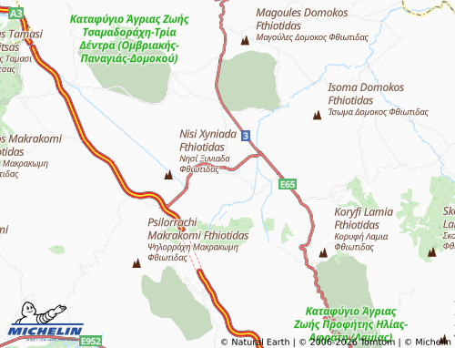 Carte MICHELIN Xyniada - ViaMichelin