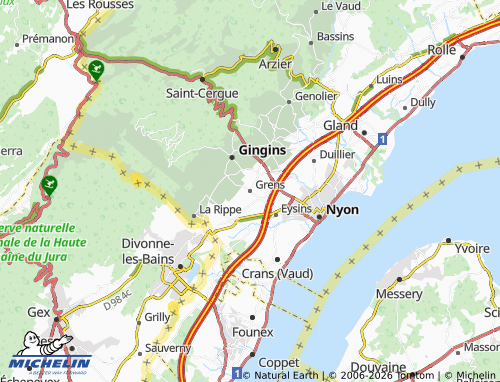 Mapa MICHELIN Grens - ViaMichelin