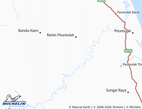 MICHELIN Alue Geunteng map - ViaMichelin