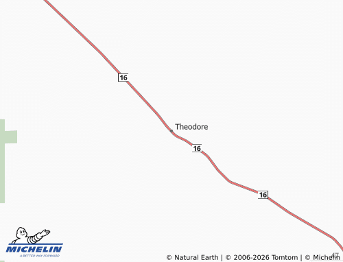 MICHELIN Theodore map - ViaMichelin