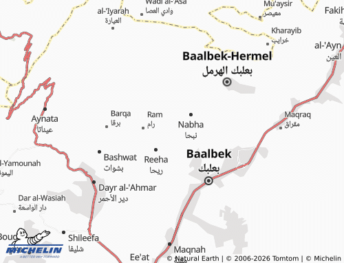 Mapa MICHELIN Qarha - ViaMichelin