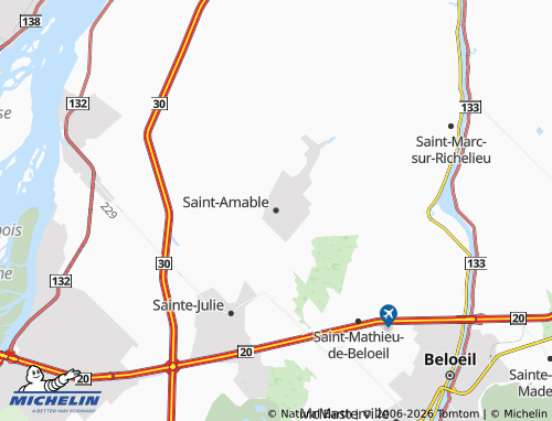Kaart MICHELIN Saint-Amable - ViaMichelin