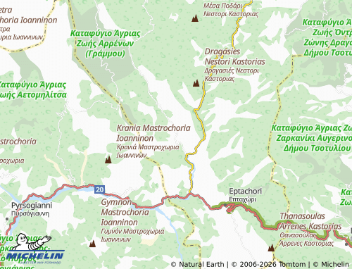 Carte MICHELIN Chrysi - ViaMichelin