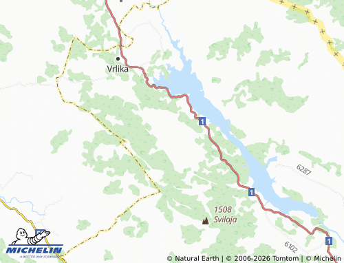 MICHELIN Otišić map - ViaMichelin