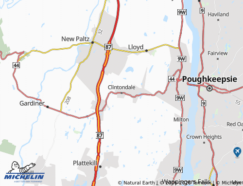 Mapa MICHELIN Clintondale - ViaMichelin