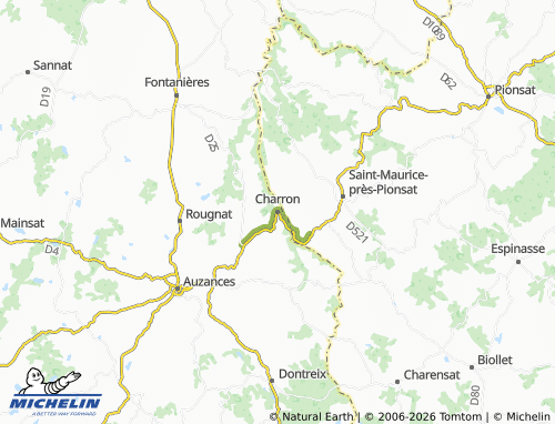 Mapa MICHELIN Charron - ViaMichelin