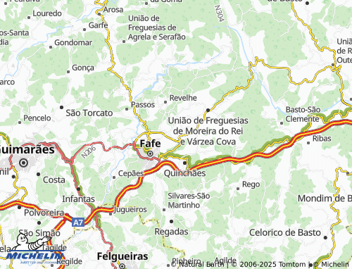 Mapa MICHELIN Pena Grande - ViaMichelin