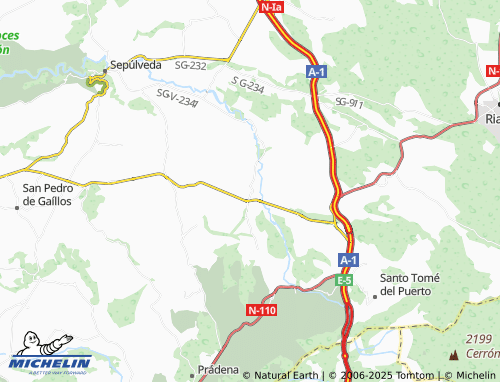 MICHELIN Duruelo map - ViaMichelin
