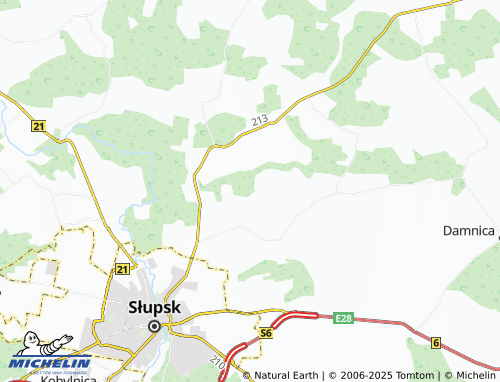 MICHELIN Bukówka map - ViaMichelin