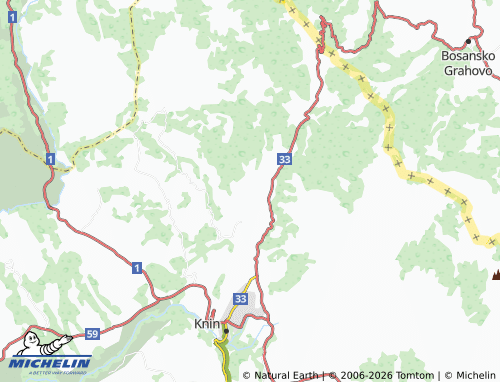 Mappa MICHELIN Golubić - ViaMichelin