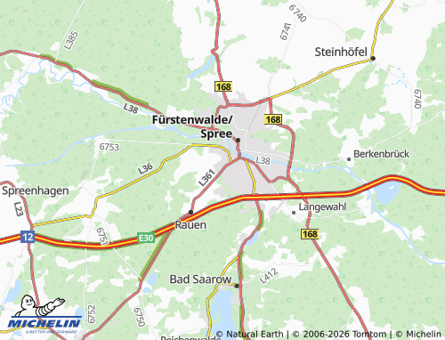 MICHELIN Westend map - ViaMichelin
