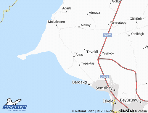 Mapa MICHELIN Arısu - ViaMichelin