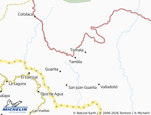 MICHELIN Tambla map - ViaMichelin
