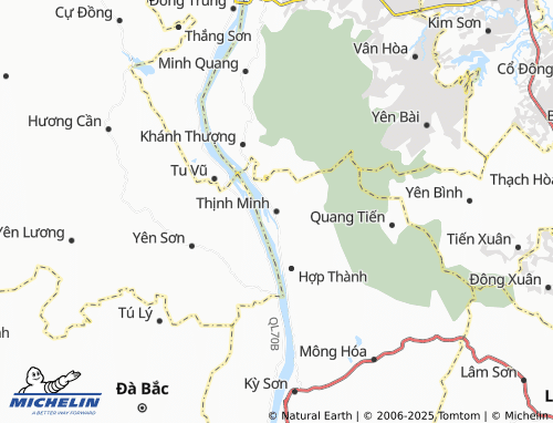 MICHELIN-Landkarte Thịnh Minh - ViaMichelin