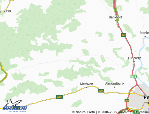 MICHELIN Chapelhill Logiealmond map - ViaMichelin